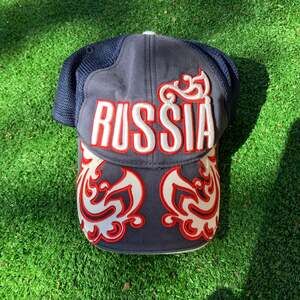 Bosco Sport Russia Olympic Team Embroidered Mesh Trucker Hat